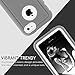 FOGEEK iPhone 5C Case, Dual Layer Anti Slip 360 Full Body Cover Case PC and TPU Shockproof Protective Compatible for Apple iPhone 5C ONLY (Grey/White)