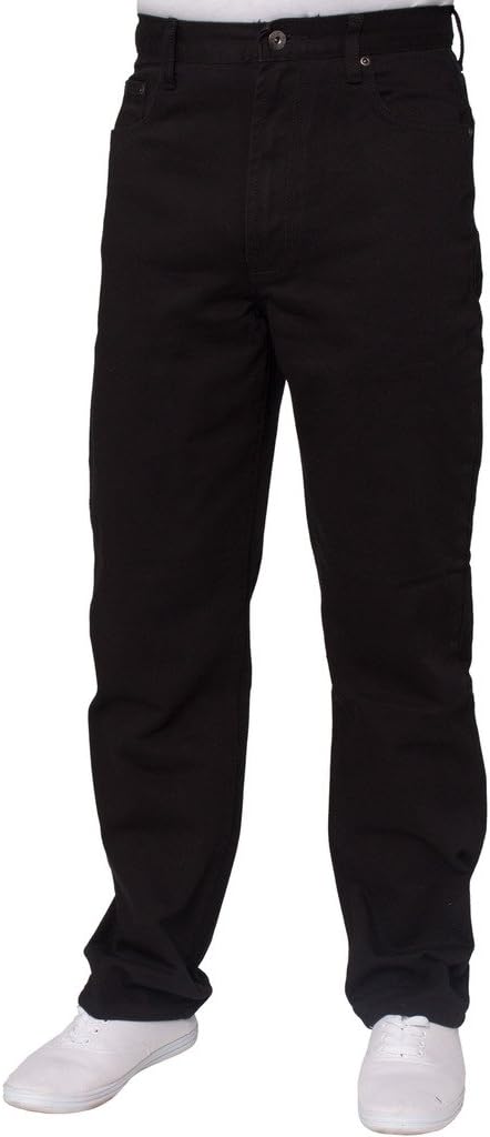 BLUE CIRCLE Mens Straight Leg Jeans Basic Heavy Duty Work Denim Trousers Pants All Waist Big Sizes in 4 Colours