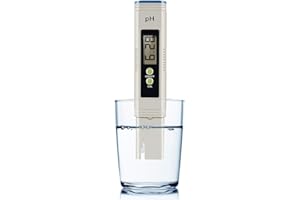 Vminno PH Meter for Water, PH Tester 0.01High Accuracy Water Quality Tester with 0-14 PH Measurement Range