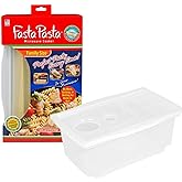 Microwave Spaghetti Cooker -The Original Fasta Pasta Family Size- Quickly Cooks up to 8 Servings- No Mess, Sticking, or Waiti