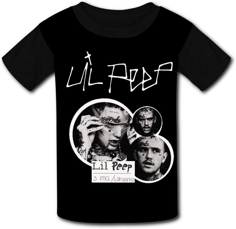 Youth 3D Short Sleeve T-Shirts Lil_peep Kids Casual Graphics Tees