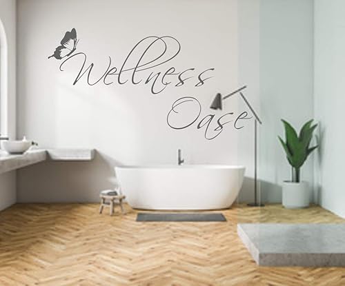 Wandtattoo Aa231 Wandschnorkel Wellness Oase Spruch Wanddekoration Wandaufkleber Badezimmer Schlafzimmer Farbe Grossenauswahl Amazon De Handmade