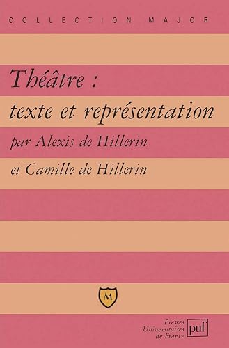 Download Théâtre : Texte et représentation PDF