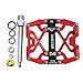MZYRH Mountain Bike Pedals, Ultra Strong Colorful CNC Machined 9/16