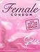 3 Pack Female Condom~ FC2 Latex-free Nitrile for Internal Use Pink Bulk Package with Instruction Sheet
