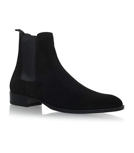 black suede moccasins