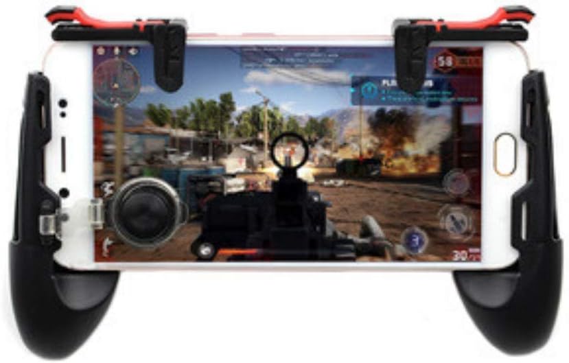 Mobile Game Controller, PUBG Gamedpad triggers Joystick, Highly Sensitive Shoot and Aim Buttons for Online Gaminig, Gamer Assistant (iOS & Android)