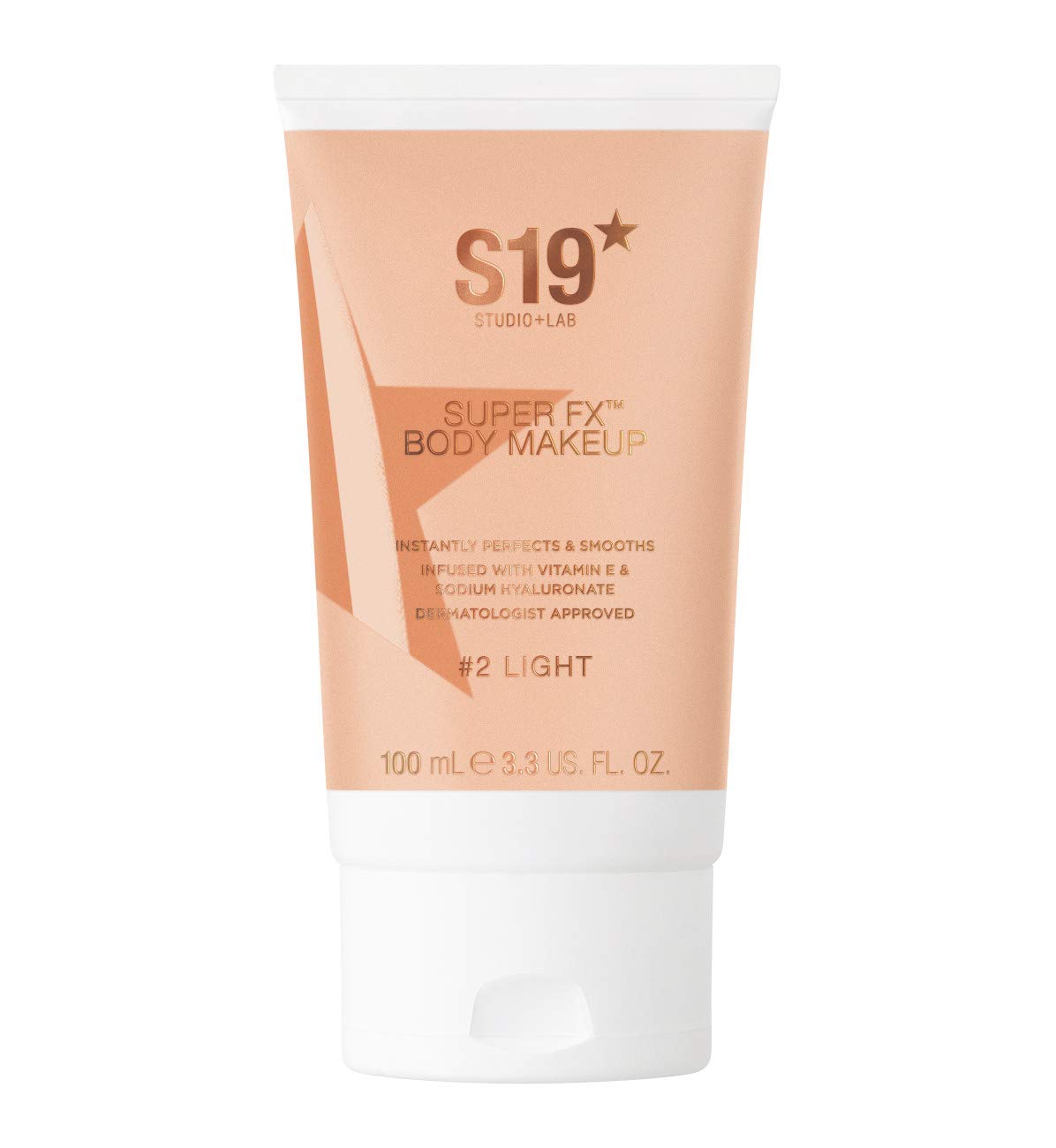 S19 SUPER FX Body Makeup, LIGHT - Smoothes & Evens Skin Tone & Texture, Hide Scars & Blemishes - 100ml