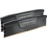 CORSAIR VENGEANCE DDR5 RAM 32GB (2x16GB) 5600MHz CL36 Intel XMP iCUE Compatible Computer Memory - Black (CMK32GX5M2B5600C36)