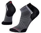 SmartWool PhD Run Ultra Light Pattern Low Cut Socks (Graphite) Large