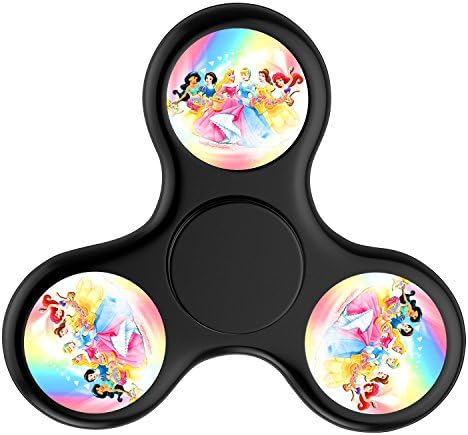 Hand Toy Fidget Spinner Princess Tri-Spinner Fidget Toy Pocket Toy For Adults And Kids Smooth High Speed Having Fun Release Stress