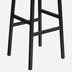 MAHANCRIS Bar Stools, Set of 2 Round Bar Chairs