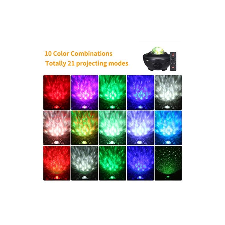 LED Star Light Projector Ocean Wave Galaxy Night Lights Nebula Cloud