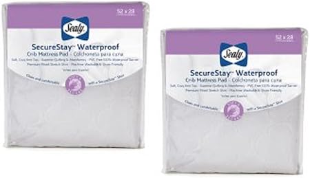 sealy securestay crib mattress pad