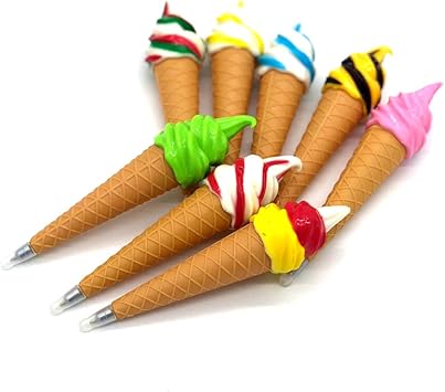 Amazon ロジック ボールペン ソフトクリーム 文房具 リアル かわいい プレゼント セット ペン 文房具 オフィス用品