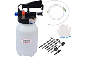 Prokomon 3 Liters Transmission Fluid Pump;Fluid Transfer Pump;Pneumatic Oil Pump;Fluid Evacuator and Dispenser with 8 Adapter