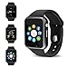 Bluetooth Smart Watch - Wzpiss Touch Screen Smartwatch Phone Unlocked Watch Smart Wrist Watch with Camera Pedometer Support SIM TF Card for Android Samsung Lg IOS Iphone Men Women Kids (Black1)