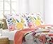Greenland Home Watercolor Dream Quilt Set, 2-Piece Twin, White