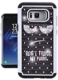 Galaxy S8 Plus Case, Nuomaofly [Creative] Studded Rhinestone Crystal Bling Hybrid Armor Defender Protective Case Cover for Samsung Galaxy S8 Plus (Black)