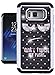 Galaxy S8 Plus Case, Nuomaofly [Creative] Studded Rhinestone Crystal Bling Hybrid Armor Defender Protective Case Cover for Samsung Galaxy S8 Plus (Black)