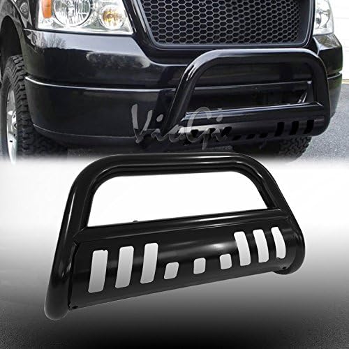 Yumy Black Steel Front Bumper Bull Bar for 04-16 Ford F150 (Not Fit Eco-Boost Or 2004 Heritage Models)/07-16 Ford Expedition/04-16 Ford F150 07-16 Lincoln Navigator zBrush Push Grille Guard