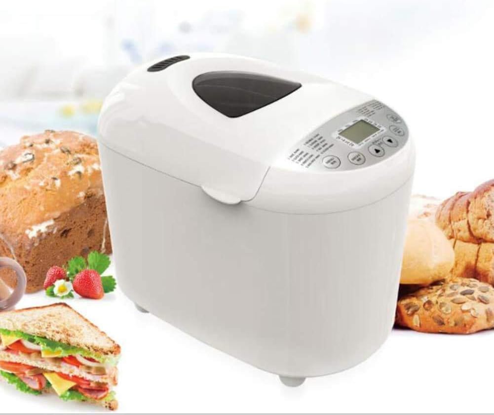 Automatic Bread Machine, Baking Machine Multi-Function Home Bread Maker, Programmable Bread Maker Yogurt Fermenter Dough Mixer