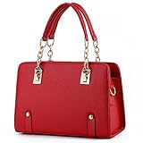 Jiu Hong C&L New Fashion Womens PU Leather Padlock Tote Handbag Shoulder Bag