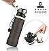 Collapsible Water Bottles,RXCOO 750ML,Medical Grade,BPA Free,FDA Approved,.Can Roll Up,26oz,Leak Proof Foldable Sports & Outdoor Water Bottles