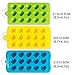 Joyoldelf Silicone Candy Molds & Non Stick Chocolate Baking Molds - DIY Ice Cube Trays Bonus 3 Droppers, FDA & BPA Free, Use for Cakes, Muffins, Soaps, Jello - Hearts, Stars & Shells