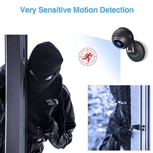 Mini Spy Hidden Camera, KFF HD 1080P Portable Small Secret Covert Nanny Cam with Night Vision and Motion Detection, Ultra Tiny Wireless Security Surveillance Camera for Indoor/Outdoor - Thumbnail 4