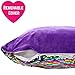 GirlZone: Magical Reversible Sequin Pillow for Girls Bedroom Decor, Great Gift for Girls (Purple)