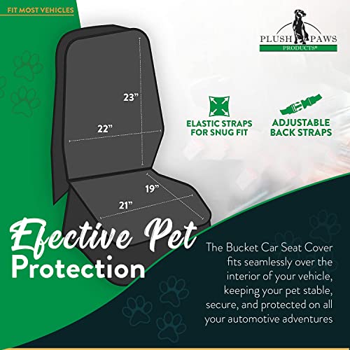 Plush Paws Products Premium Bucket Car Seat Protector Diamond