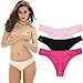 Women Sexy Cotton Thongs Intimates Briefs Tangas Ladies Panties Mulit Pack Size:5-10