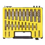 Awakingdemi Drill Bits ,tHSS Twist Drill,150-piece Mini Twist Drill Bit Kit HSS Micro Precision Twist Drill 24 Sizes 0.4-3.2mm (150pc HSS twist)