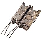 HSG Double Pistol TACO Belt Mount holds 2 pistol mags or other tools Pouch Wolf Gray