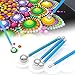 Mandala Dotting Tools, Angela&Alex Mandala Painting Tool Kits Brushes Paint Tray for Painting Rocks Coloring Drawing and Drafting Art Supplies