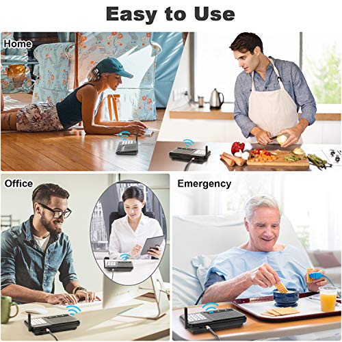 Intercoms Wireless for Home - GLCON Wireless Intercom 1 Mile Long Range 10 Channel 3 Code - Room to Room Home Intercom System for House Office Business Gate (3 Packs) [2020 New Version] - Thumbnail 2