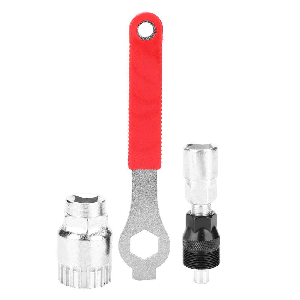 Bike Bottom Bracket Extractor Repair Tool High-Carbon Steel Bike Bottom Bracket Remover with Spanner