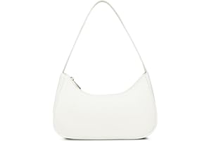 Afashor Shoulder Bags for Women Vegan Leather Hobo Sling Tote Handbag Retro Clutch Purse with Zipper Closure