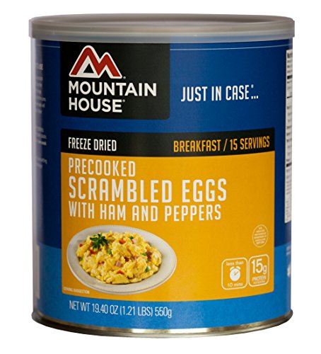 Mountain House - (6 Pack) Scrambled Eggs with Ham & Peppers Breakfast - #10 Can