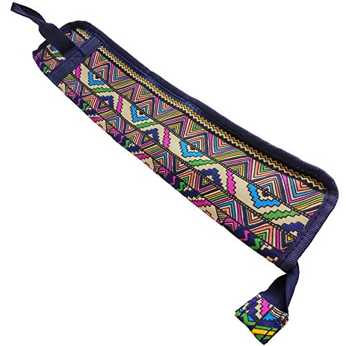 Xinlink Professional Waterproof Drumstick Case Classic Country Style Pattern Carrying Gig Bag Covers with Shoulder Strap Kids Children Drum Stick Mallet Percussion Instrument Accessories - Thumbnail 2