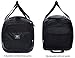 MIER Gym Bag with Shoe Compartment Men Travel Sports Duffel, 24 Inches, Black