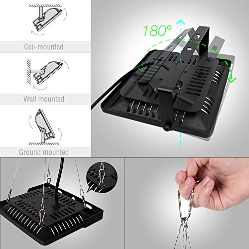 450W LED Grow Light Full Spectrum, Relassy Waterproof COB LED Grow Light with Natural Heat Dissipation and Without Noise Perfect for Outdoor/Indoor Plants All Growing