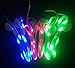 3 Pairs LED Nylon Shoelaces Light Up Shoe Laces with 3 Modes in 3 Colors Disco Flash Lighting the Night for Party Hip-hop Dancing Cycling Hiking Skating