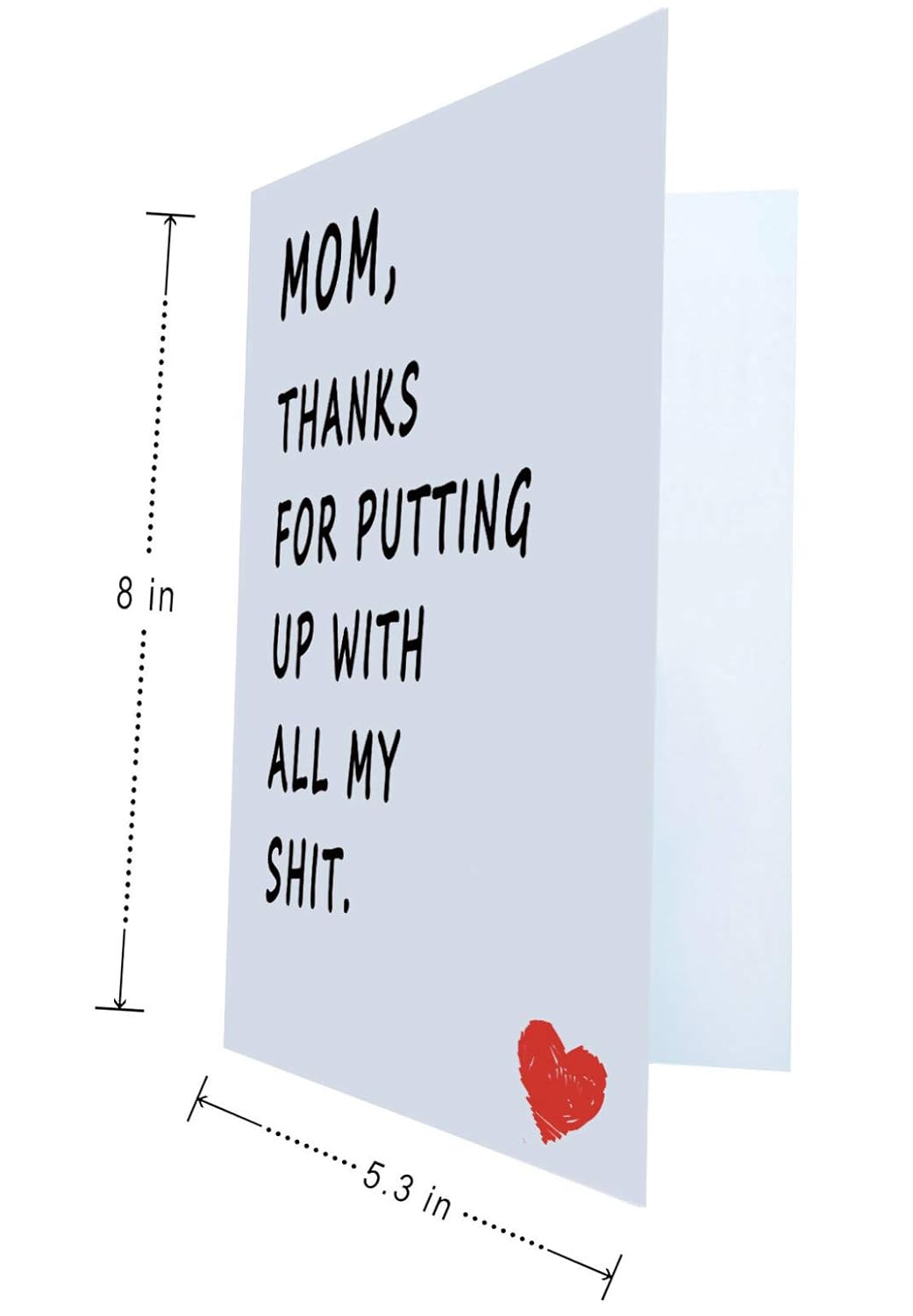 Mom Card Mom Birthday Card Thank You Mom Mother S Day Card Birthday Card Mom Funny Birthday Card Paper Cards Card Stock Svanimal Com