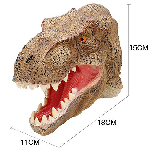 Present Avenue Hand Puppet for Toddlers, Soft Rubber Realistic Hand Puppets Toys for Kids (T- Rex) - //coolthings.us