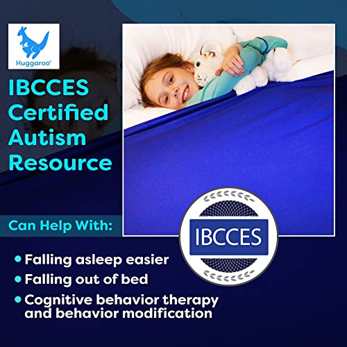 Huggaroo Pouch Sensory Blanket Compression Bed Sheet Blanket for Kids