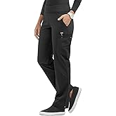 CHEF 360 Women's Yoga Style Stretch Chef Pants - Elastic Waist, 4 Pockets, Knit