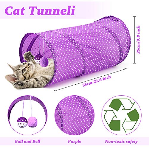 Katzenspielzeug-Interaktives-Spielzeug-mit-Federn-Emooqi-5-Stck-Katzenspielzeug-Set-Mit-Katzentunnel-Jingle-Bell-Katzen-Spielzeug-Katzenspielzeug-Katzenzubehr-Verschiedene-Spielzeug-Fr-Katze-Kitty