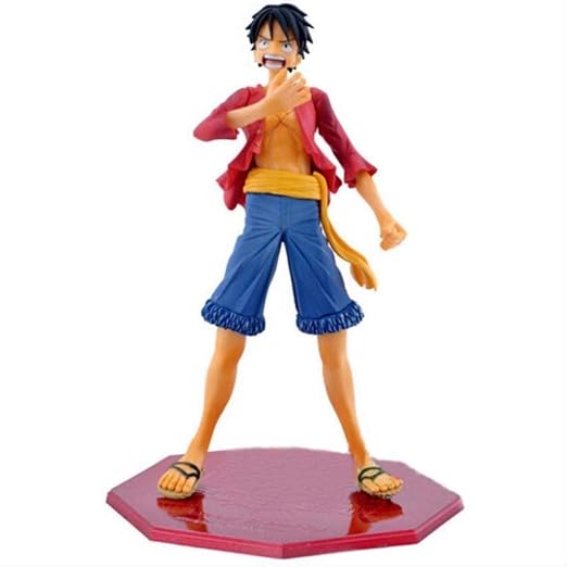 Amazon Co Jp Ghmoz 彫像 海賊モンキー D ルフィpvcアクションフィギュアモデル人形のおもちゃの22センチメートル日本のアニメ ワンピースポートレート ホーム キッチン
